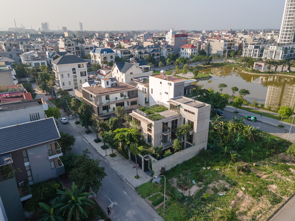 Ngôi nhà bê tông với vườn rau trên sân thượng  - Ảnh 2.