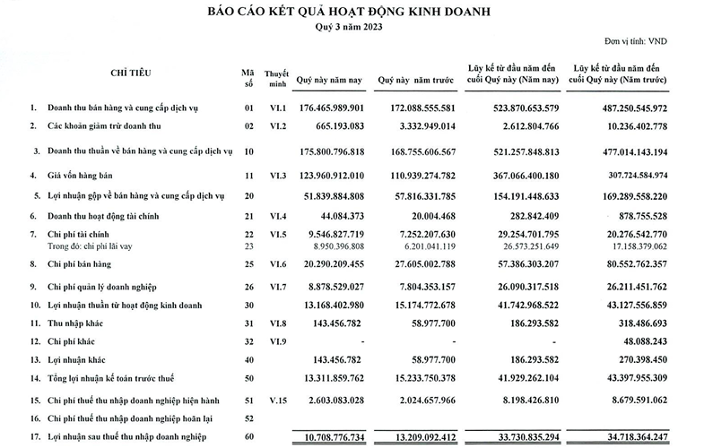 Suy thoái kinh tế, Dược phẩm Agimexpharm (AGP) báo lãi quý III giảm 13% so với cùng kỳ - Ảnh 1. Suy thoái kinh tế, Dược phẩm Agimexpharm (AGP) báo lãi quý III giảm 13% so với cùng kỳ - Ảnh 1.