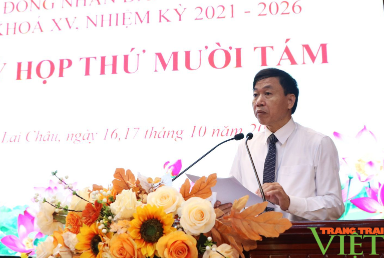 5 nghị quyết quan trọng được thông qua tại kỳ họp thứ mười tám, HĐND tỉnh Lai Châu - Ảnh 3. 5 nghị quyết quan trọng được thông qua tại kỳ họp thứ mười tám, HĐND tỉnh Lai Châu - Ảnh 3.