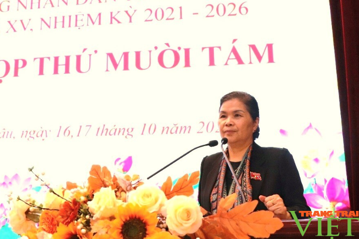 5 nghị quyết quan trọng được thông qua tại kỳ họp thứ mười tám, HĐND tỉnh Lai Châu - Ảnh 4. 5 nghị quyết quan trọng được thông qua tại kỳ họp thứ mười tám, HĐND tỉnh Lai Châu - Ảnh 4.