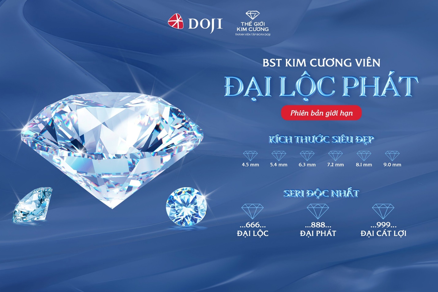 Tỏa sáng rạng ngời với BST kim cương viên Đại Lộc Phát - Ảnh 1. Tỏa sáng rạng ngời với BST kim cương viên Đại Lộc Phát - Ảnh 1.