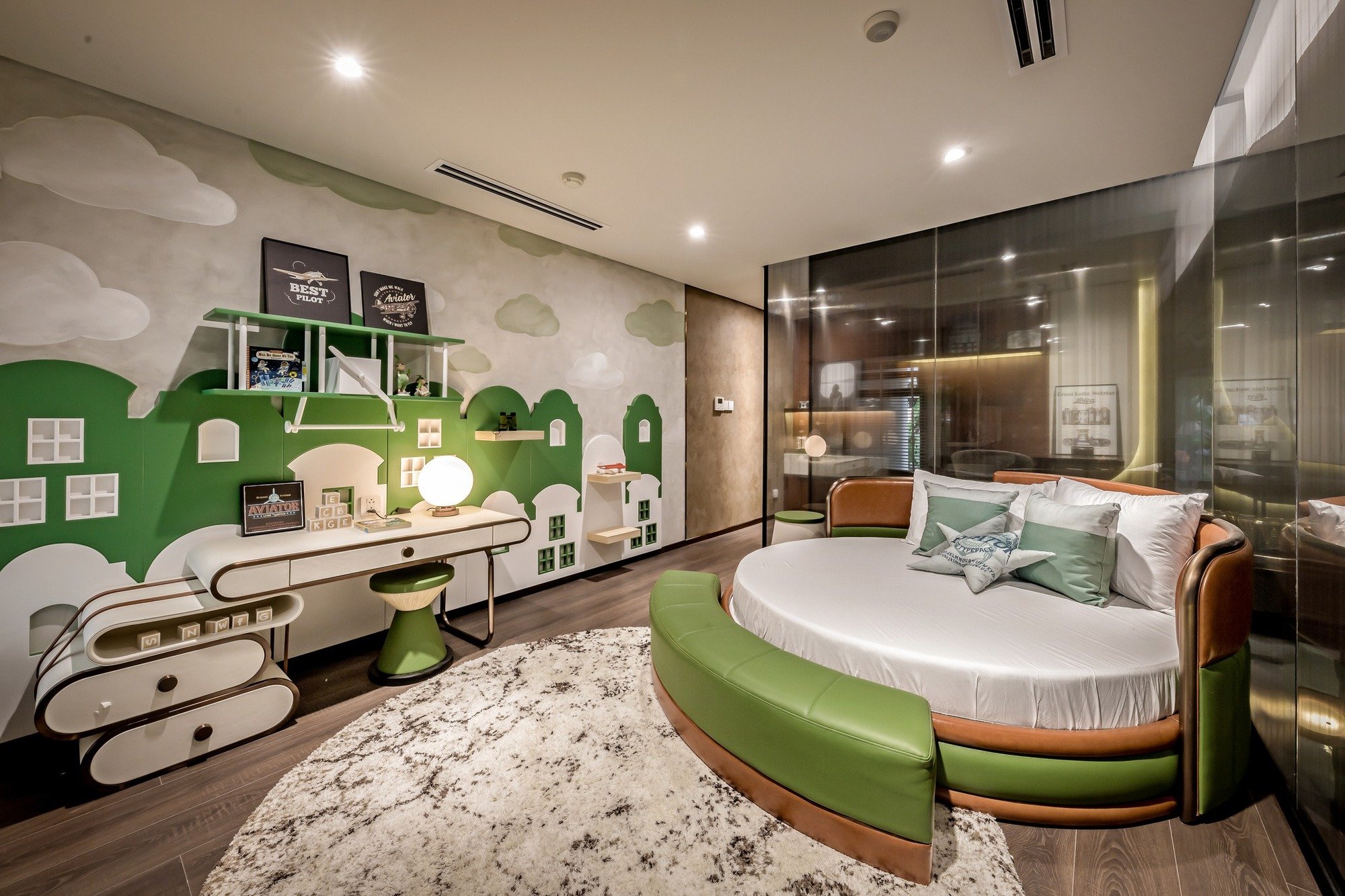 &quot;Choáng ngợp&quot; trước căn hộ Duplex với thiết kế nội thất như một tác phẩm nghệ thuật  - Ảnh 10.