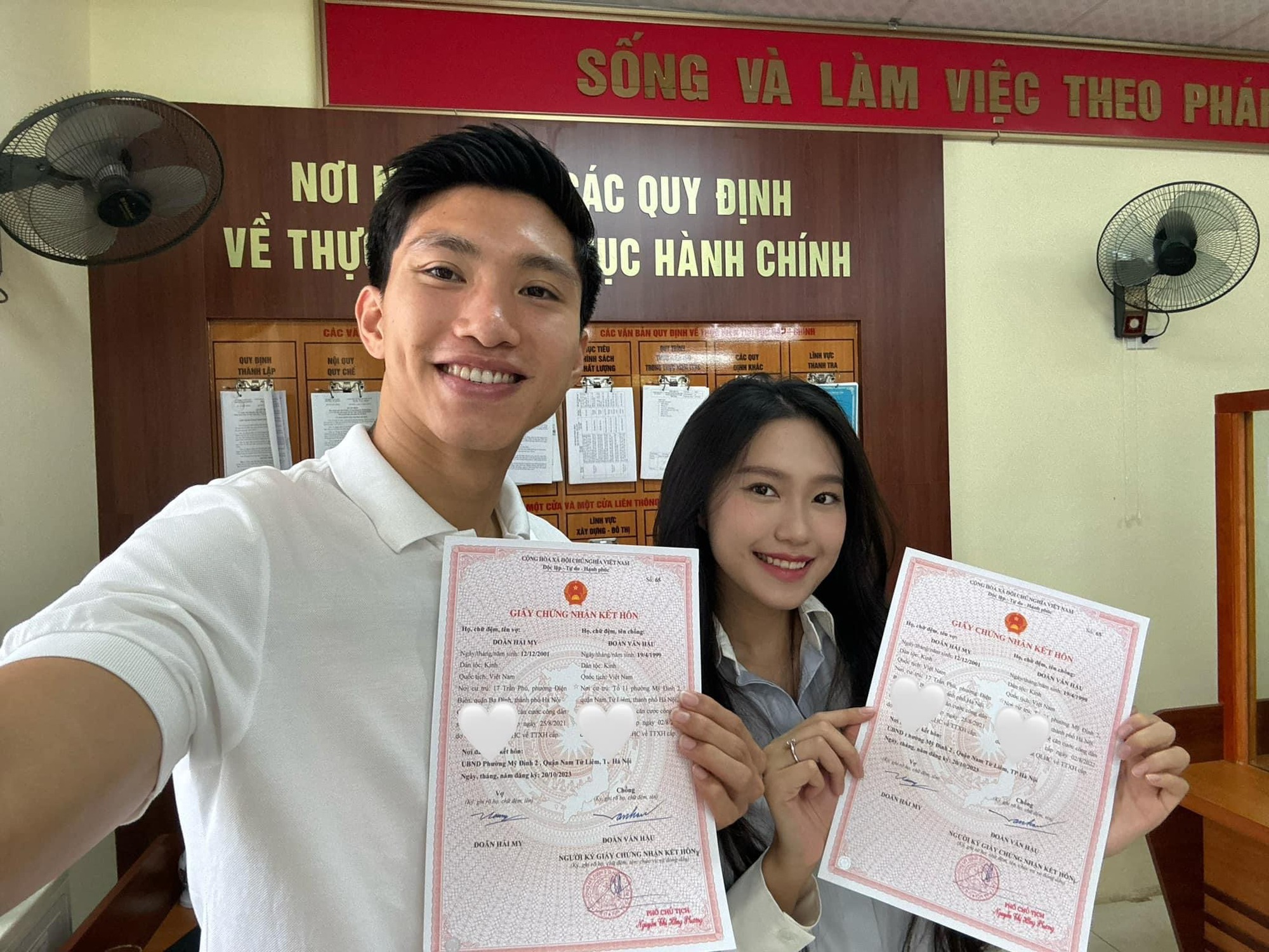 Đoàn Văn Hậu “ký hợp đồng trọn đời” với Doãn Hải My - Ảnh 1.