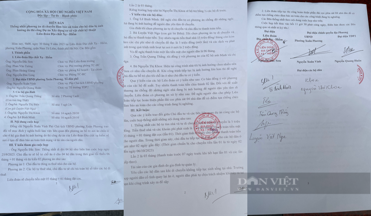 Cuộc sống hàng chục người dân đảo lộn, di dời khẩn cấp vì công trình thi công dự án Liên đoàn Địa chất Xạ-Hiếm - Ảnh 10.