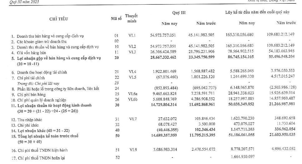 Thương mại – Dịch vụ Bến Thành (BBT): 9 tháng báo lãi đậm, vượt kế hoạch 53% - Ảnh 1.