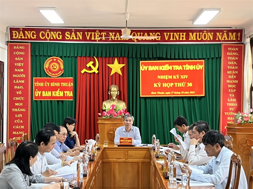 Kiểm tra khi có dấu hiệu vi phạm liên quan đến dự án gói thầu mua sắm tài sản AIC ở Bình Thuận - Ảnh 1.