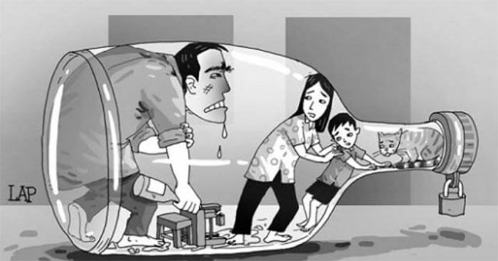 Người đàn ông ở Phú Thọ bị phạt hơn 20 triệu đồng vì lăng mạ, chửi bới, xúc phạm vợ, con - Ảnh 1.