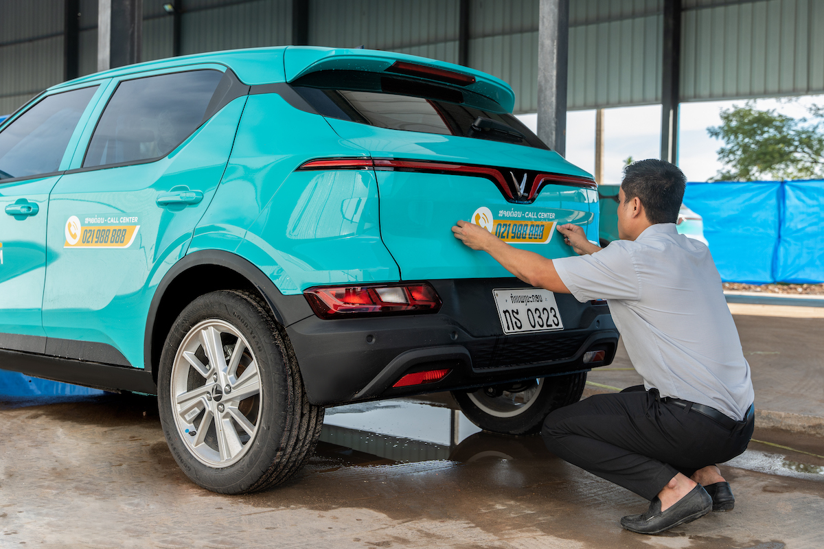 Ngắm trước dàn taxi điện Xanh SM sắp lăn bánh tại Lào - Ảnh 4.