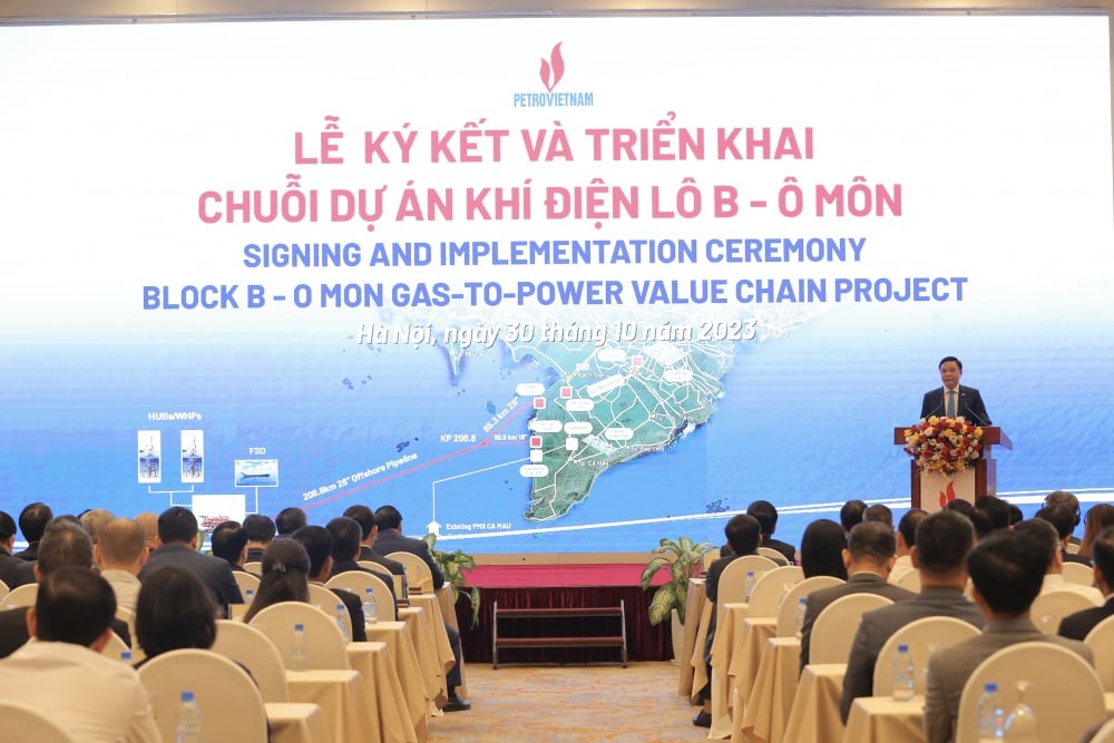 Ký loạt thỏa thuận triển khai chuỗi dự án khí điện Lô B - Ô Môn: PVS, PVD, GAS được hưởng lợi lớn? - Ảnh 1.