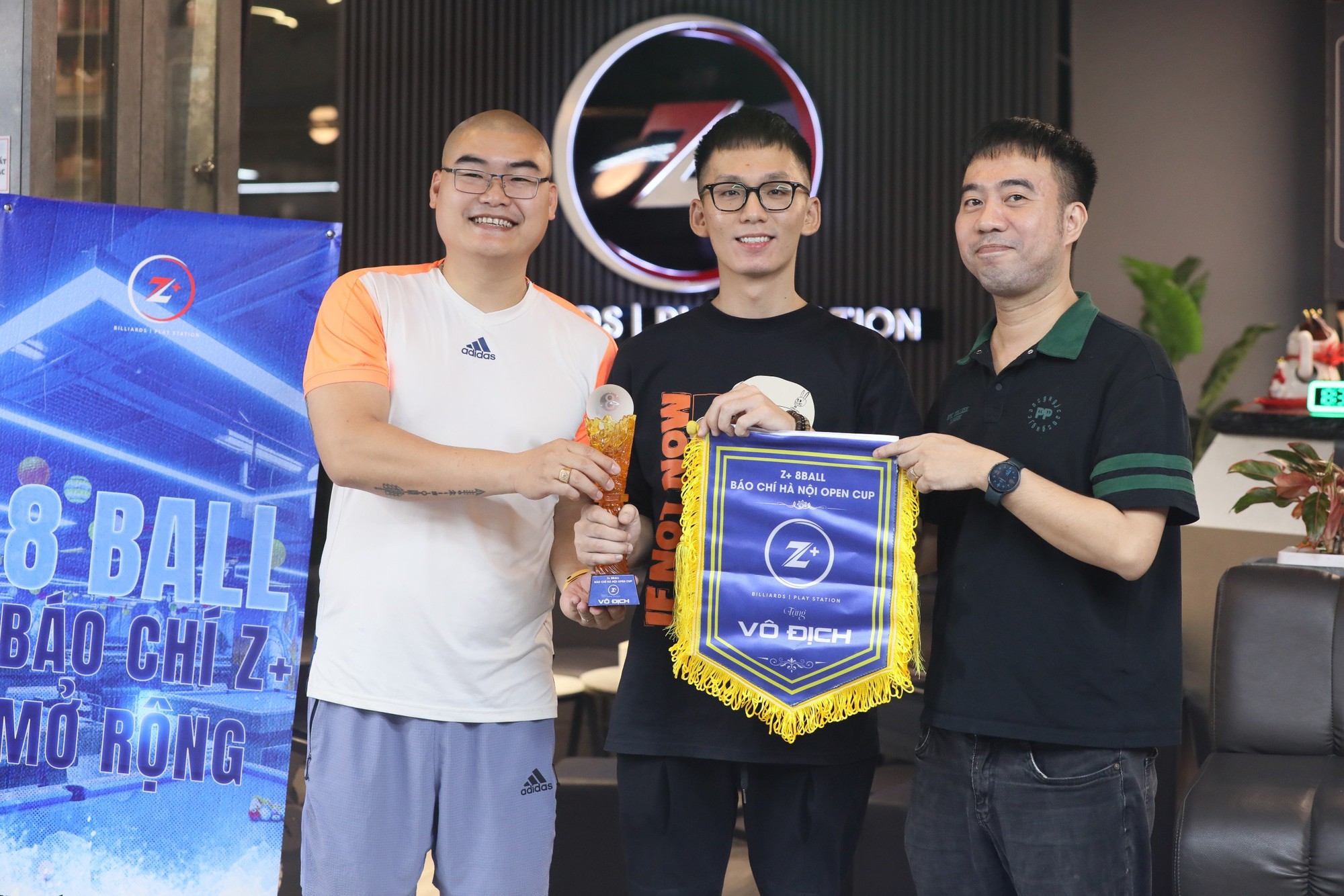 Giải billiards 8 Ball Báo chí Hà Nội Open Cup Z+ lần thứ nhất - năm 2023: 32 tay cơ tranh tài - Ảnh 2.