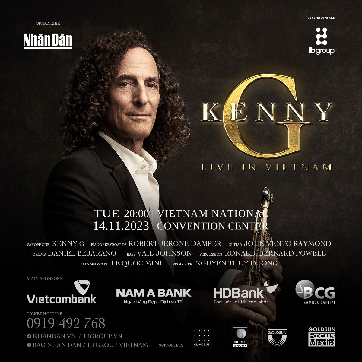 Kenny G - huyền thoại saxophone người Mỹ, sắp đến Việt Nam - Ảnh 1.