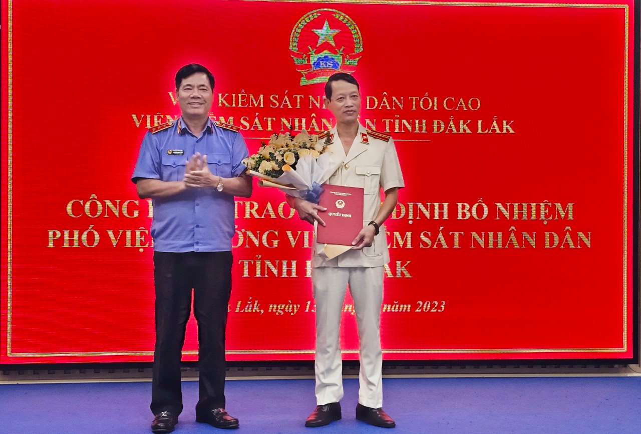 Đắk Lắk có tân Phó Viện trưởng Viện Kiểm sát nhân dân - Ảnh 1.