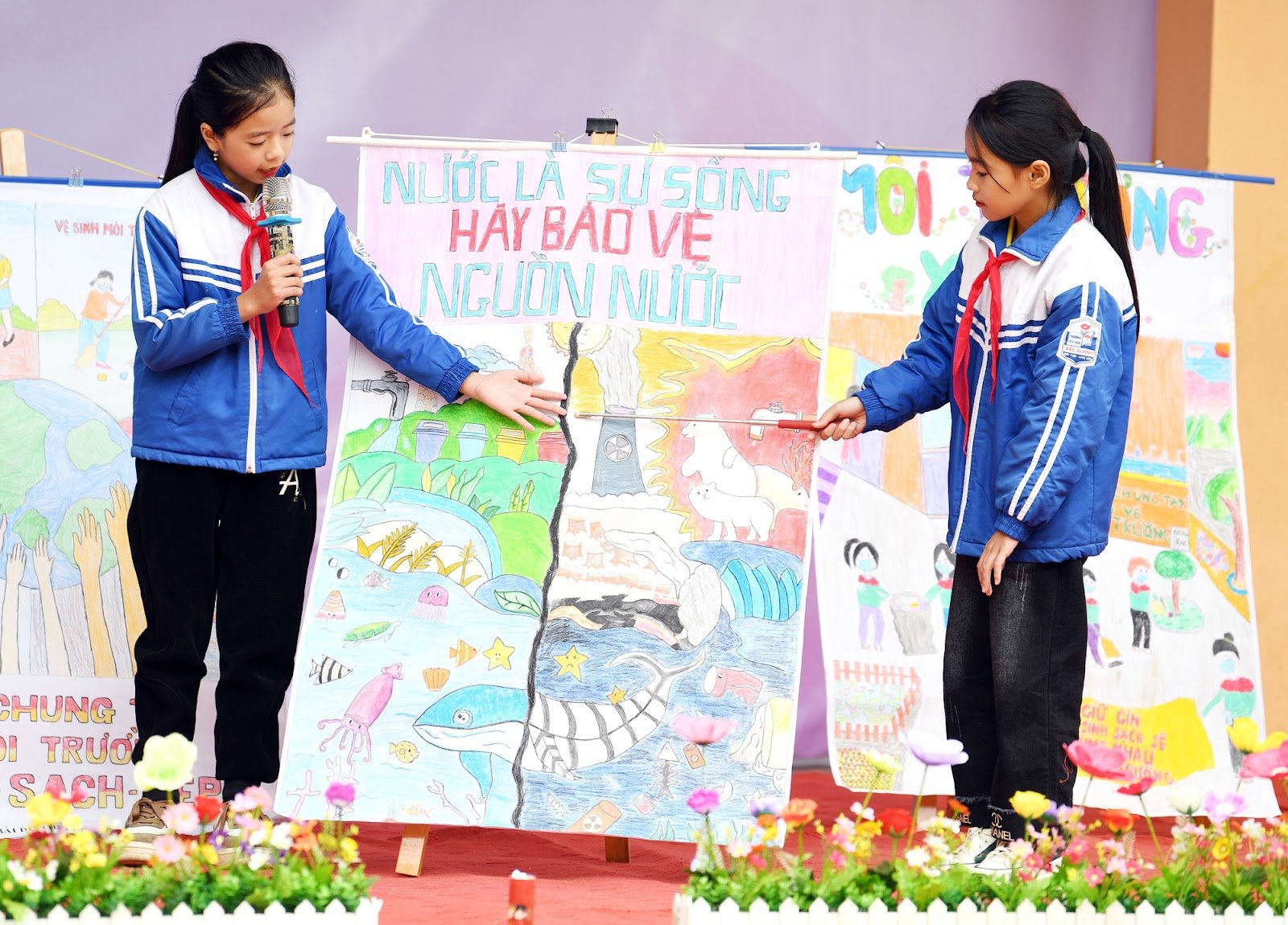 Quỹ Vì tầm vóc Việt triển khai dự án 1.000 nhà vệ sinh trường học: Niềm vui mới ở những ngôi trường vùng cao - Ảnh 4.