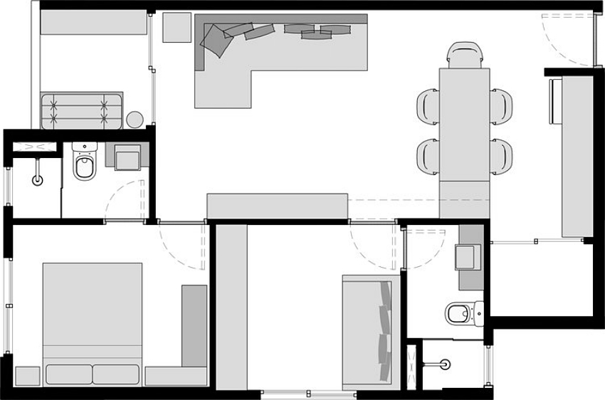 Chỉ 17m2 nhưng căn hộ này là sự lựa chọn thông minh vì đầy đủ công năng- Ảnh 2.