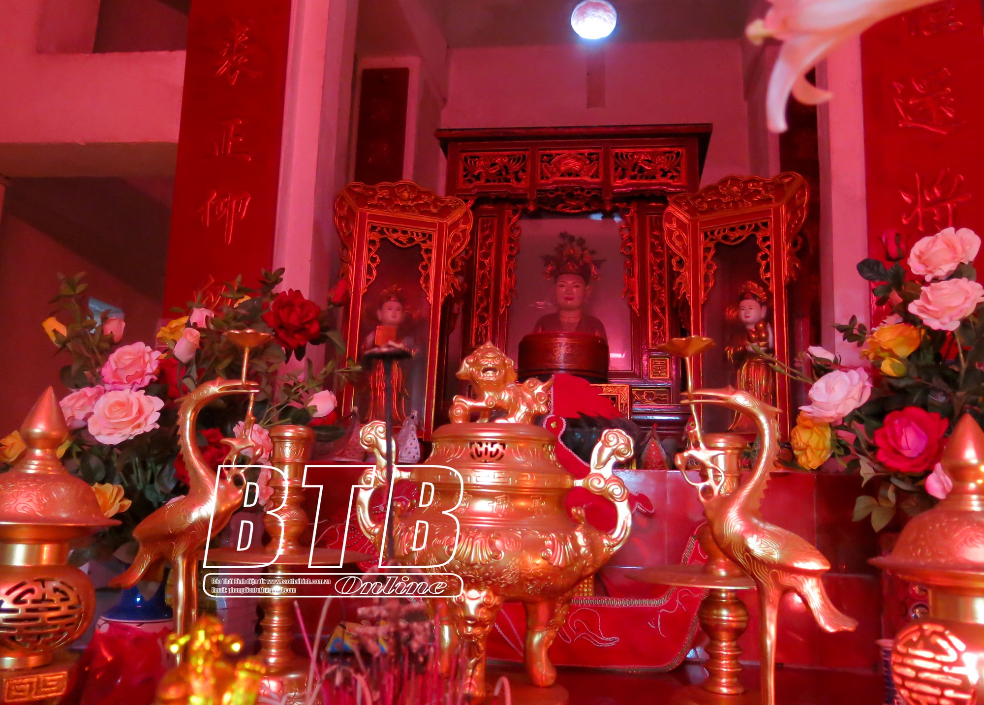 Một làng vườn đẹp như phim ở Thái Bình, từ đường họ Nguyễn Kim cổ kính, dân thờ một bà Vương phi - Ảnh 1.