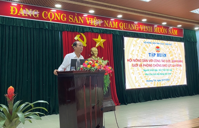 TT-Huế: Đưa cán bộ, hội viên nông dân trở thành hạt nhân phòng, chống bạo lực gia đình  - Ảnh 2.