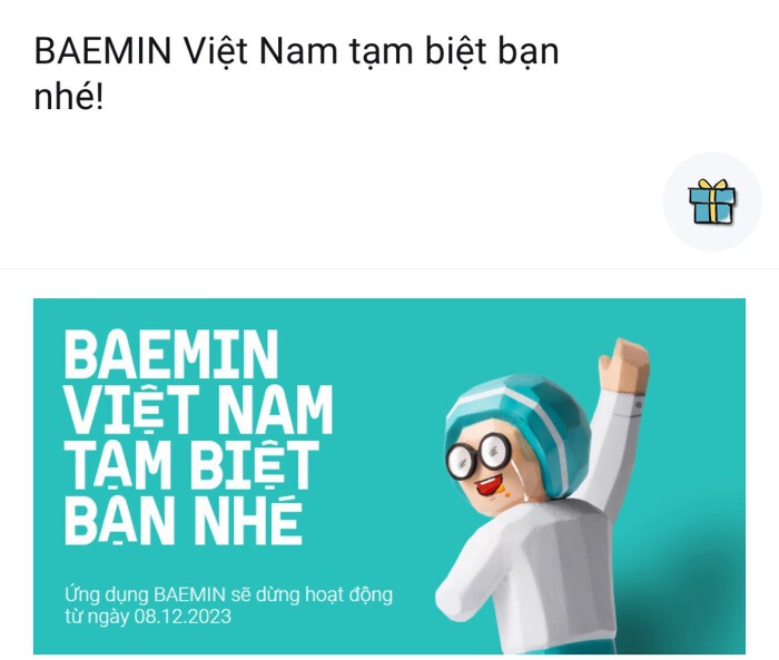 Không có lãi, cuốc xe Baemin ngừng lăn bánh  - Ảnh 1.