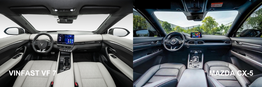 VinFast VF 7 “so găng” Mazda CX-5: Xe điện khoẻ hơn, chi phí lăn bánh và vận hành rẻ hơn - Ảnh 4.
