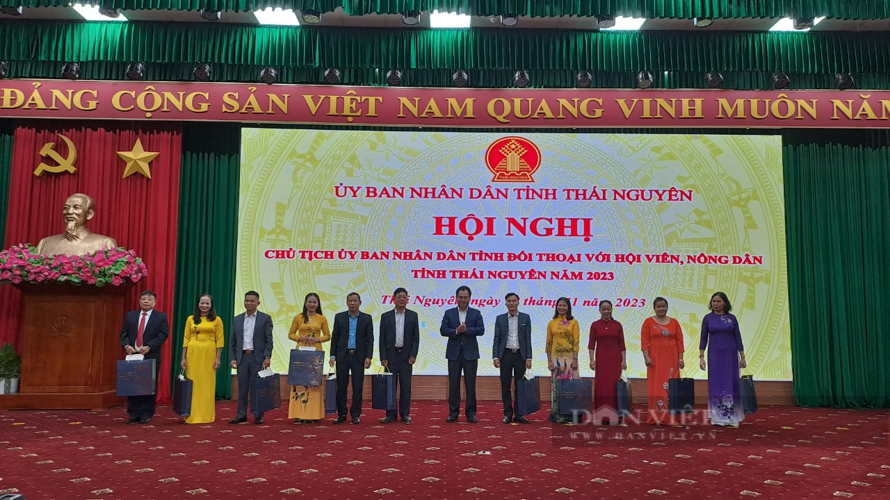 Chủ tịch tỉnh Thái Nguyên đối thoại với hội viên, nông dân: Nhiều tâm tư, nguyện vọng của nông dân được tháo gỡ - Ảnh 8.