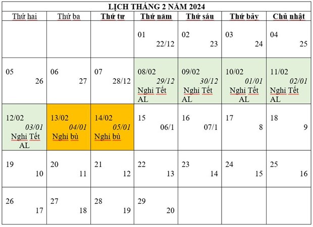 Thủ tướng chốt lịch nghỉ Tết Giáp Thìn 2024: Người dân ăn Tết 7 ngày - Ảnh 2.