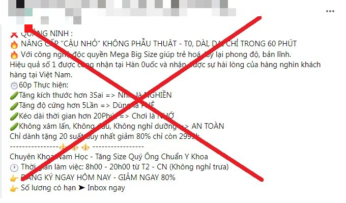 Tăng kích cỡ &quot;cậu nhỏ&quot; bằng máy massage: Đừng tin rồi thiệt thân - Ảnh 2.