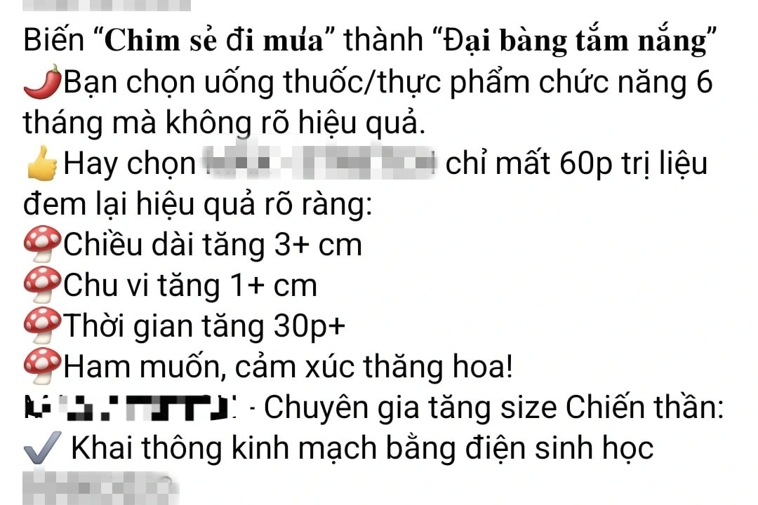 Tăng kích cỡ &quot;cậu nhỏ&quot; bằng máy massage: Đừng tin rồi thiệt thân - Ảnh 3.