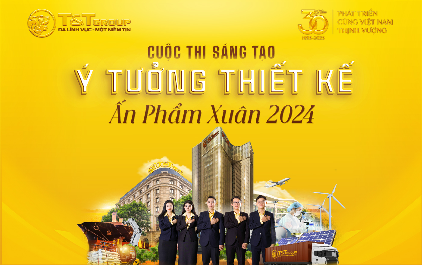 T&T Group gia hạn thời gian tham gia cuộc thi sáng tạo ý tưởng, thiết kế Ấn phẩm Xuân 2024 - Ảnh 1.