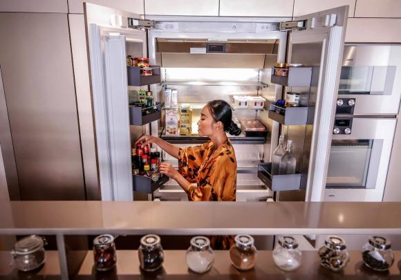 Tận mắt chiêm ngưỡng căn bếp nhà ca sĩ Đoan Trang đẹp đến từng centimet  - Ảnh 8.