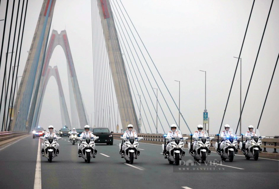 Ngắm dàn siêu mô tô dẫn đoàn chuẩn bị đón Tổng bí thư, Chủ tịch nước Tập Cận Bình - Ảnh 1.