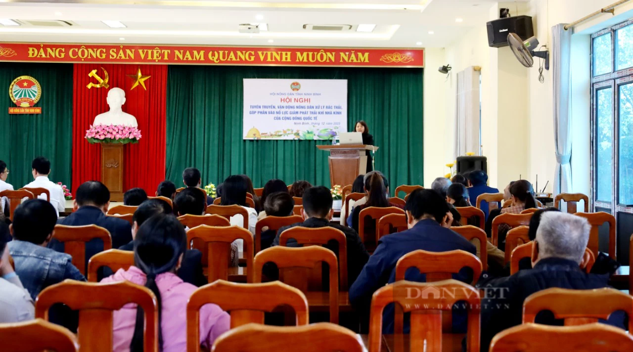 Ninh Bình: Hội viên nông dân được hướng dẫn cách xử lý rác thải hữu cơ hiệu quả - Ảnh 2.