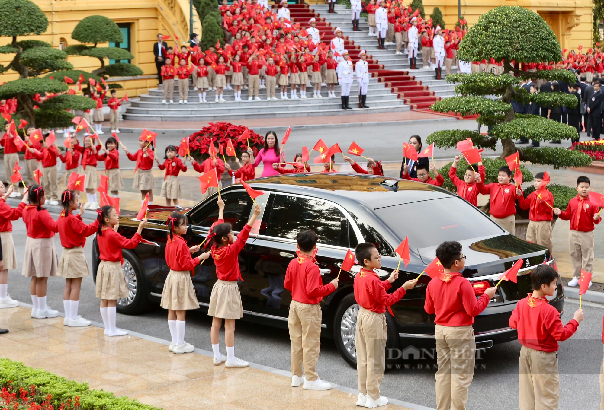 Cập nhật: Lễ đón chính thức Tổng Bí thư, Chủ tịch Trung Quốc Tập Cận Bình - Ảnh 4.