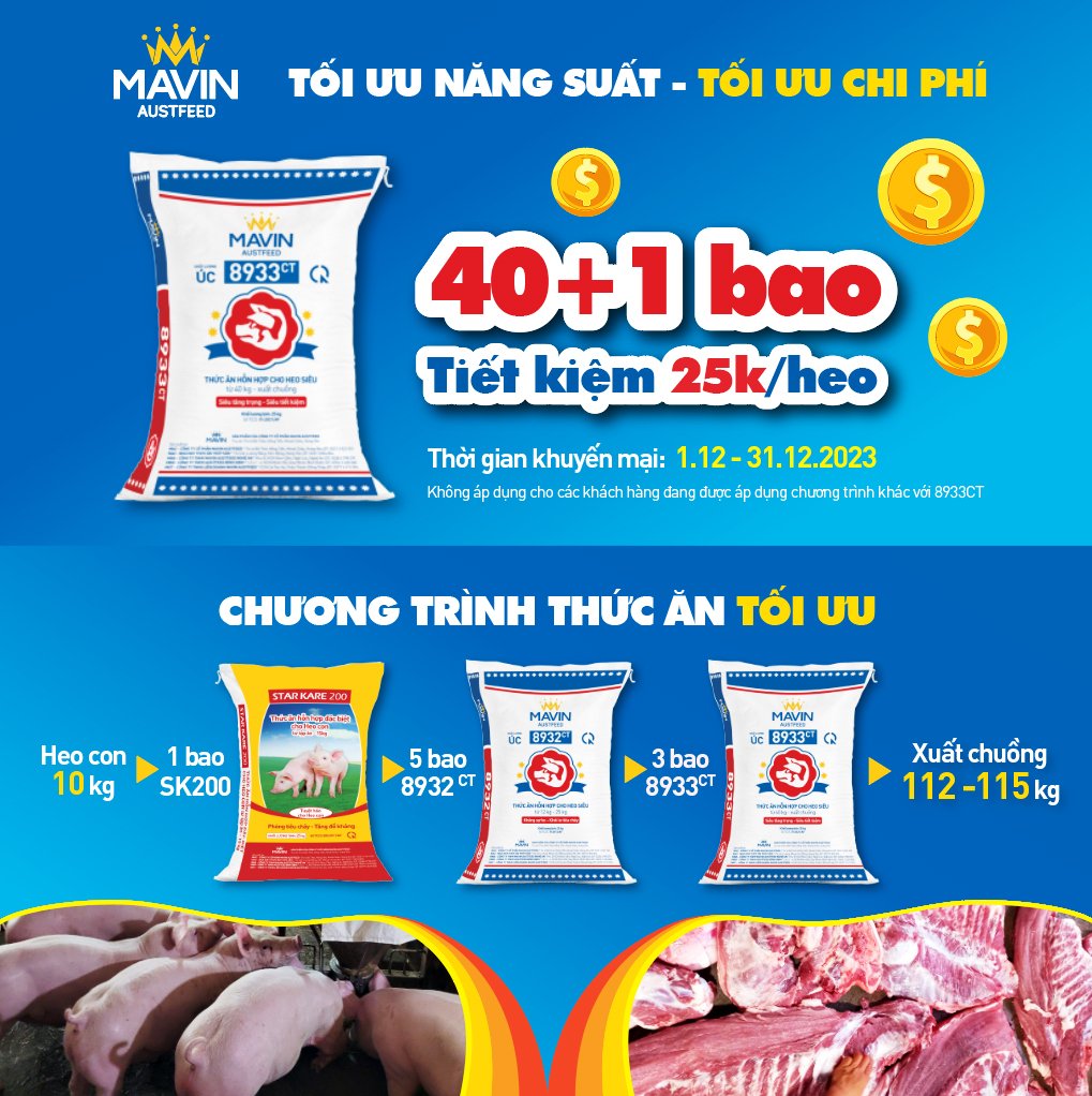 Mavin Feed khuyến mại nhân kỷ niệm 19 năm thành lập Tập đoàn - Ảnh 2.