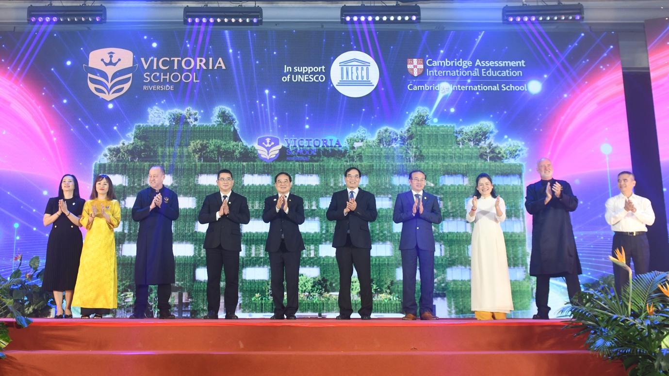 Ra mắt Trường Quốc tế Song ngữ Victoria Riverside - ngôi trường hạnh phúc với sự đồng hành của UNESCO - Ảnh 1.