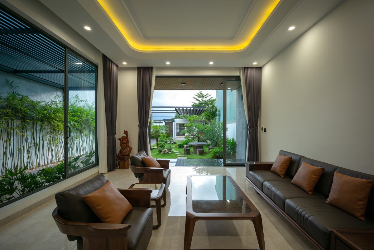 Nhà hướng Tây xây lùi nhường chỗ cho cảnh quan sân vườn - Ảnh 5.