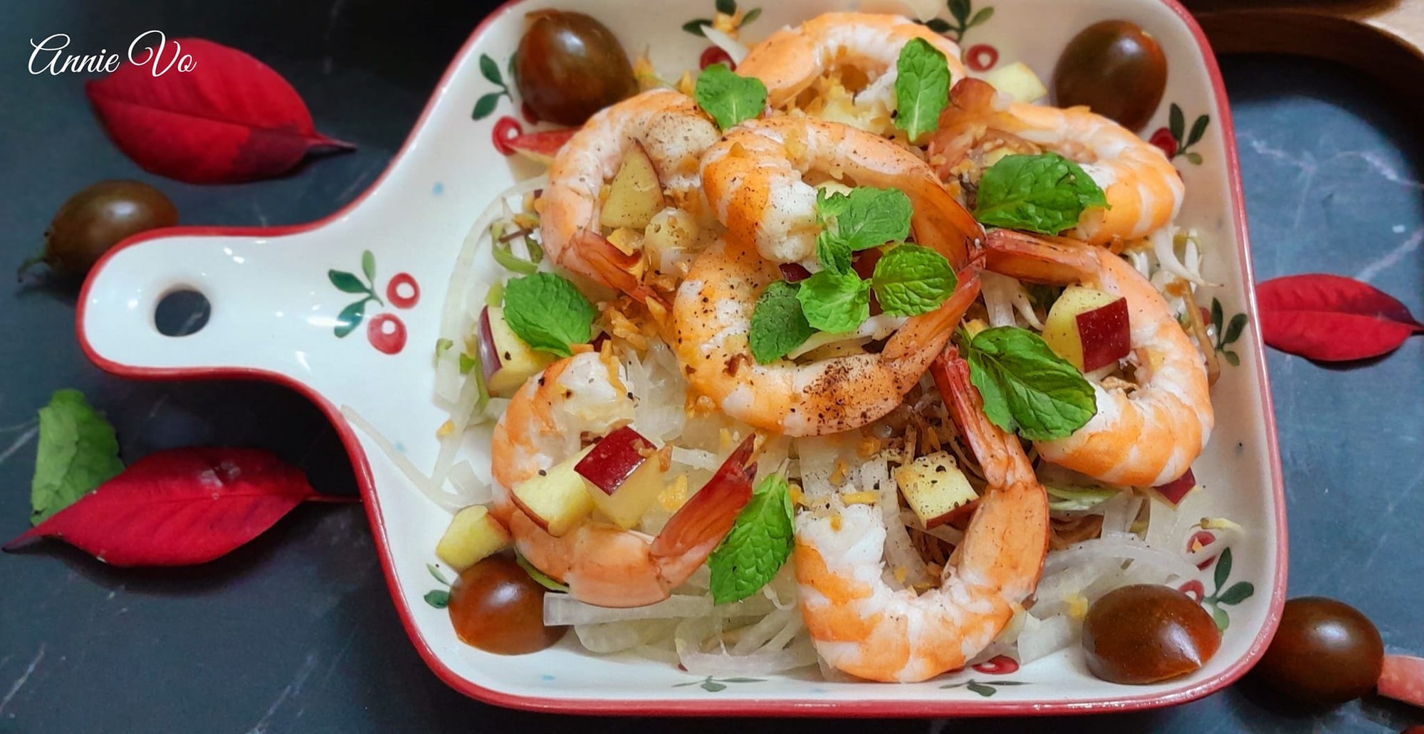 Bữa tiệc Giáng sinh 5 món tràn ngập màu sắc và vô cùng thanh mát với nguyên liệu rau củ quả- Ảnh 2.