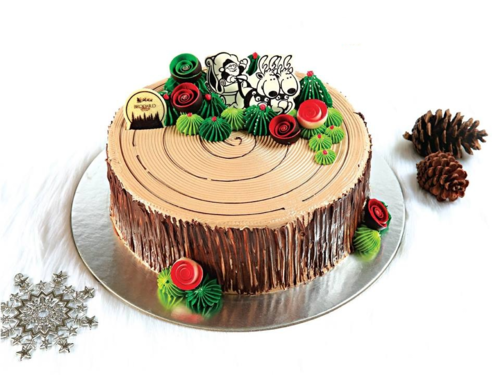 Thưởng thức bánh khúc cây Bûche de Noel dịp Giáng sinh, cầu mong sự an lành - Ảnh 2.