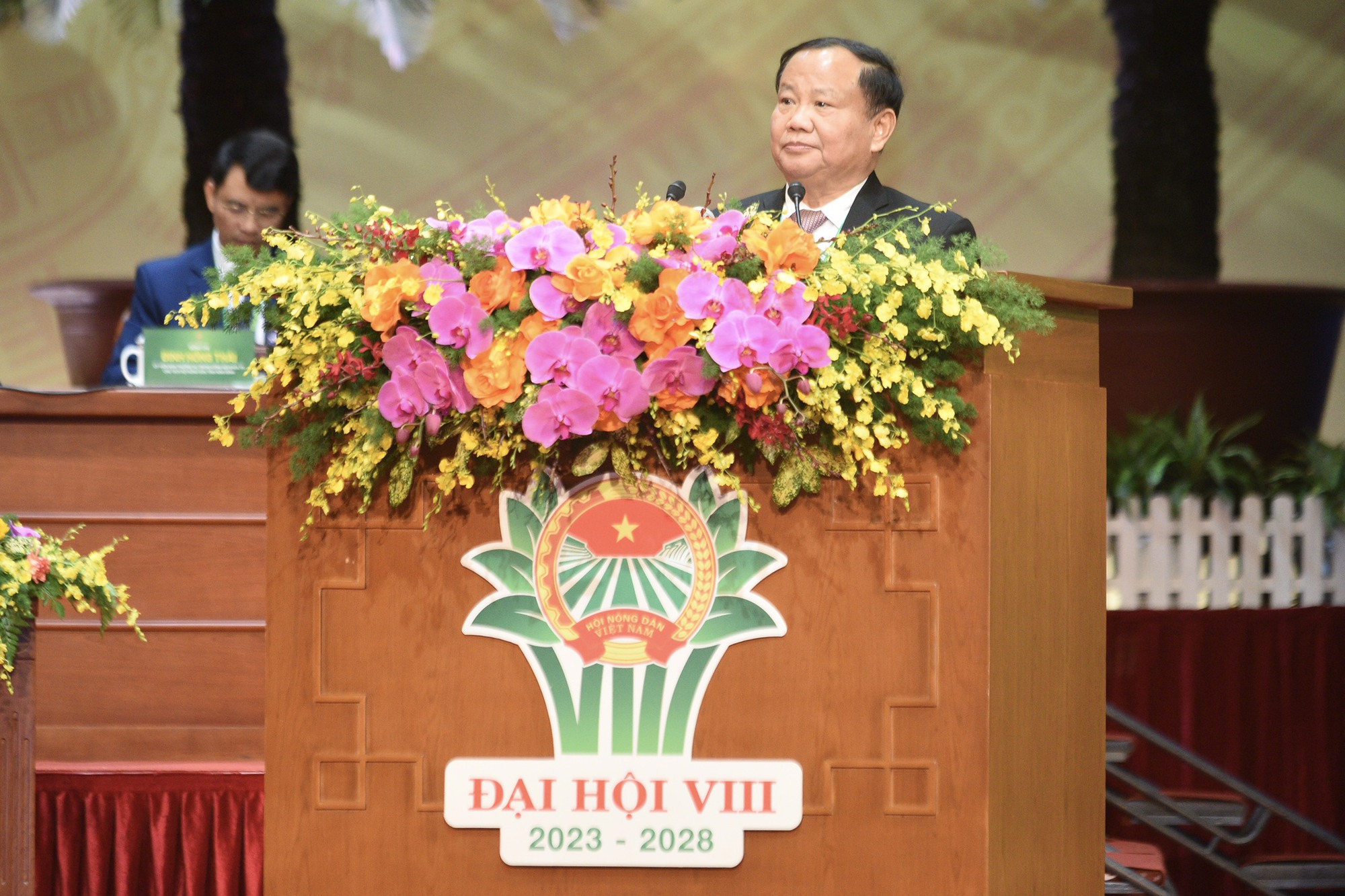 Khai mạc ngày làm việc thứ nhất Đại hội đại biểu toàn quốc Hội Nông dân Việt Nam lần thứ VIII- Ảnh 1.