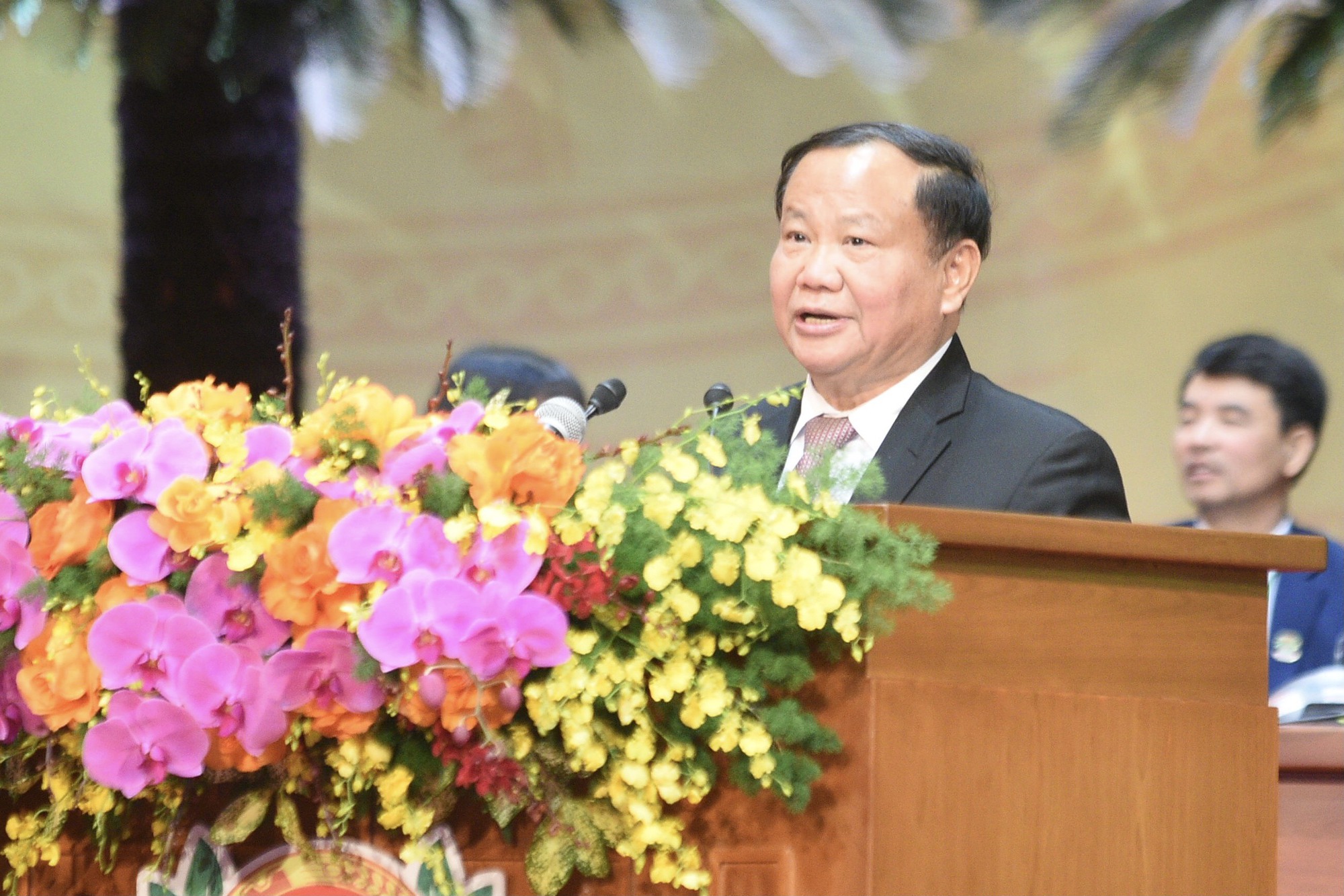 Khai mạc ngày làm việc thứ nhất Đại hội đại biểu toàn quốc Hội Nông dân Việt Nam lần thứ VIII- Ảnh 1.