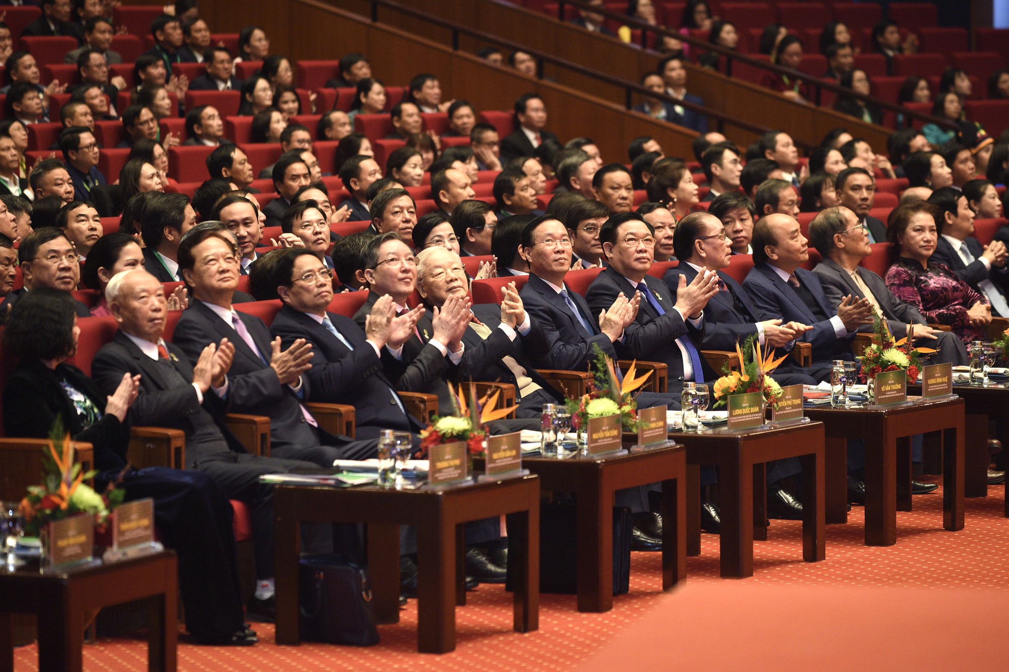 Tổng Bí thư Nguyễn Phú Trọng cùng nhiều lãnh đạo Đảng, Nhà nước dự Đại hội VIII Hội Nông dân Việt Nam- Ảnh 1.