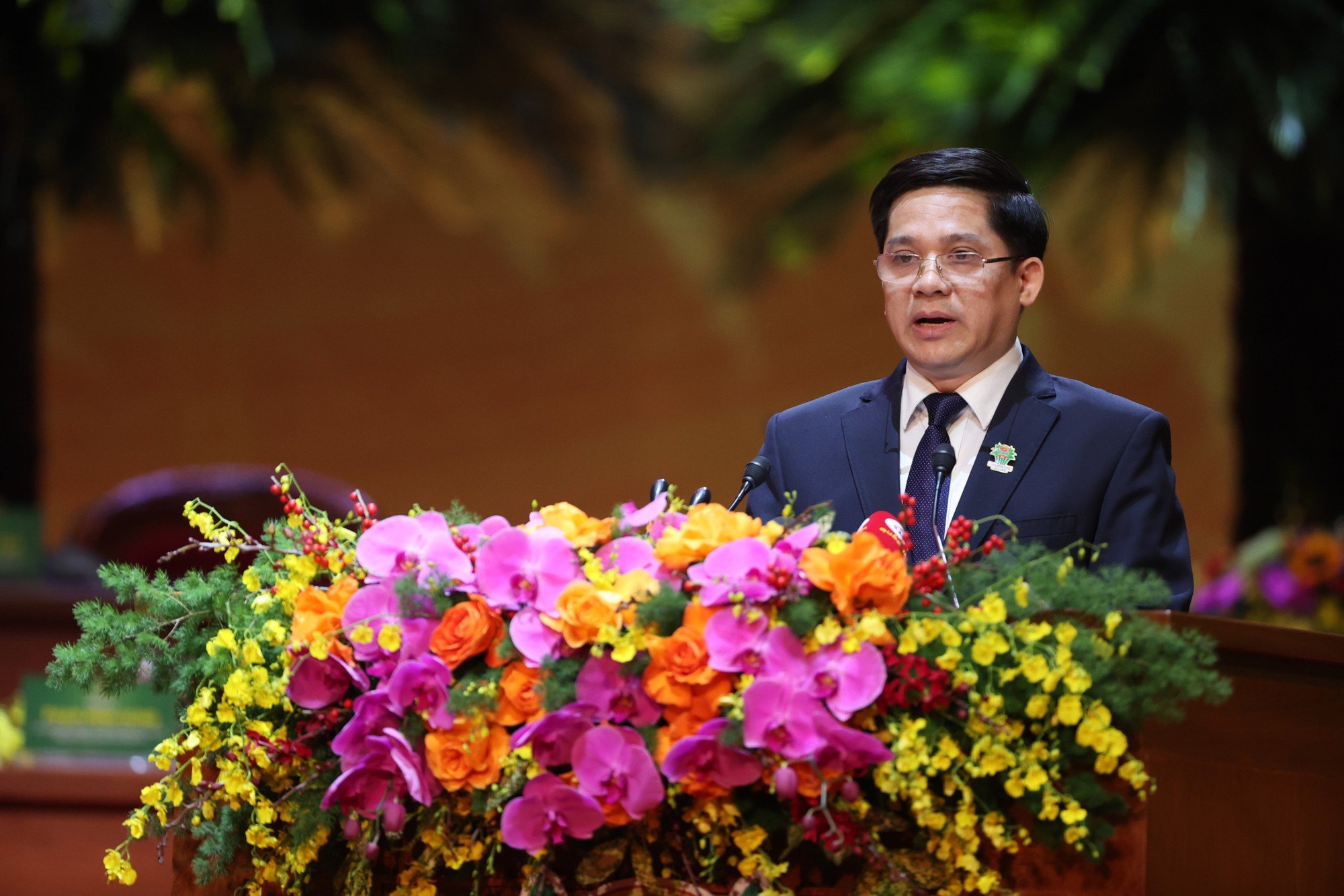 Tổng Bí thư Nguyễn Phú Trọng cùng nhiều lãnh đạo Đảng, Nhà nước dự Đại hội VIII Hội Nông dân Việt Nam- Ảnh 1.
