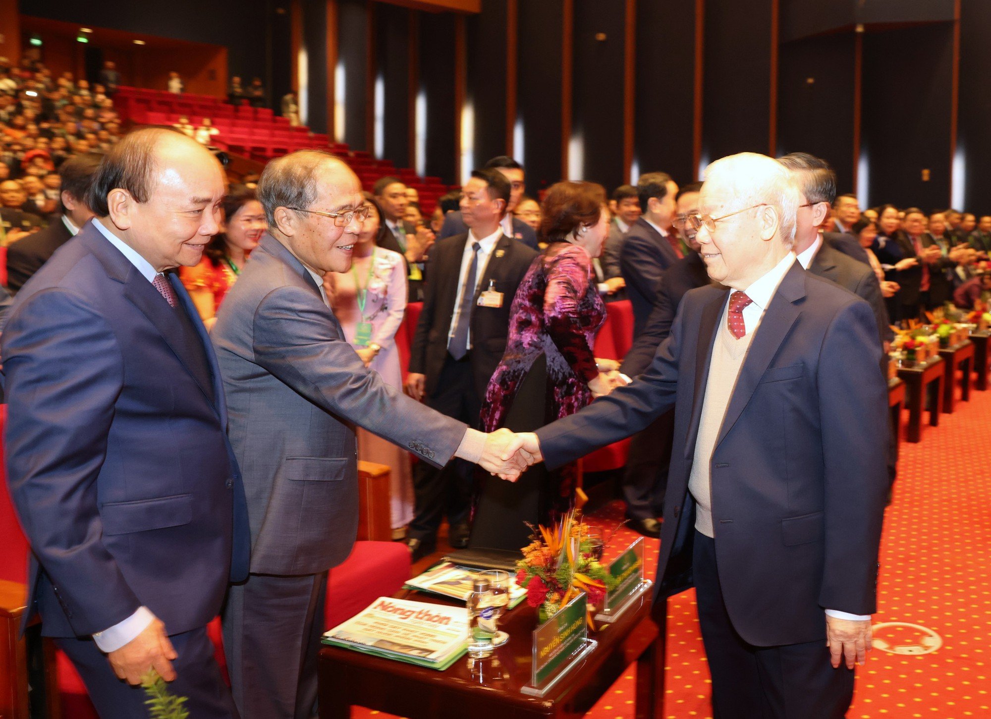 Tổng Bí thư Nguyễn Phú Trọng cùng nhiều lãnh đạo Đảng, Nhà nước dự Đại hội VIII Hội Nông dân Việt Nam- Ảnh 2.