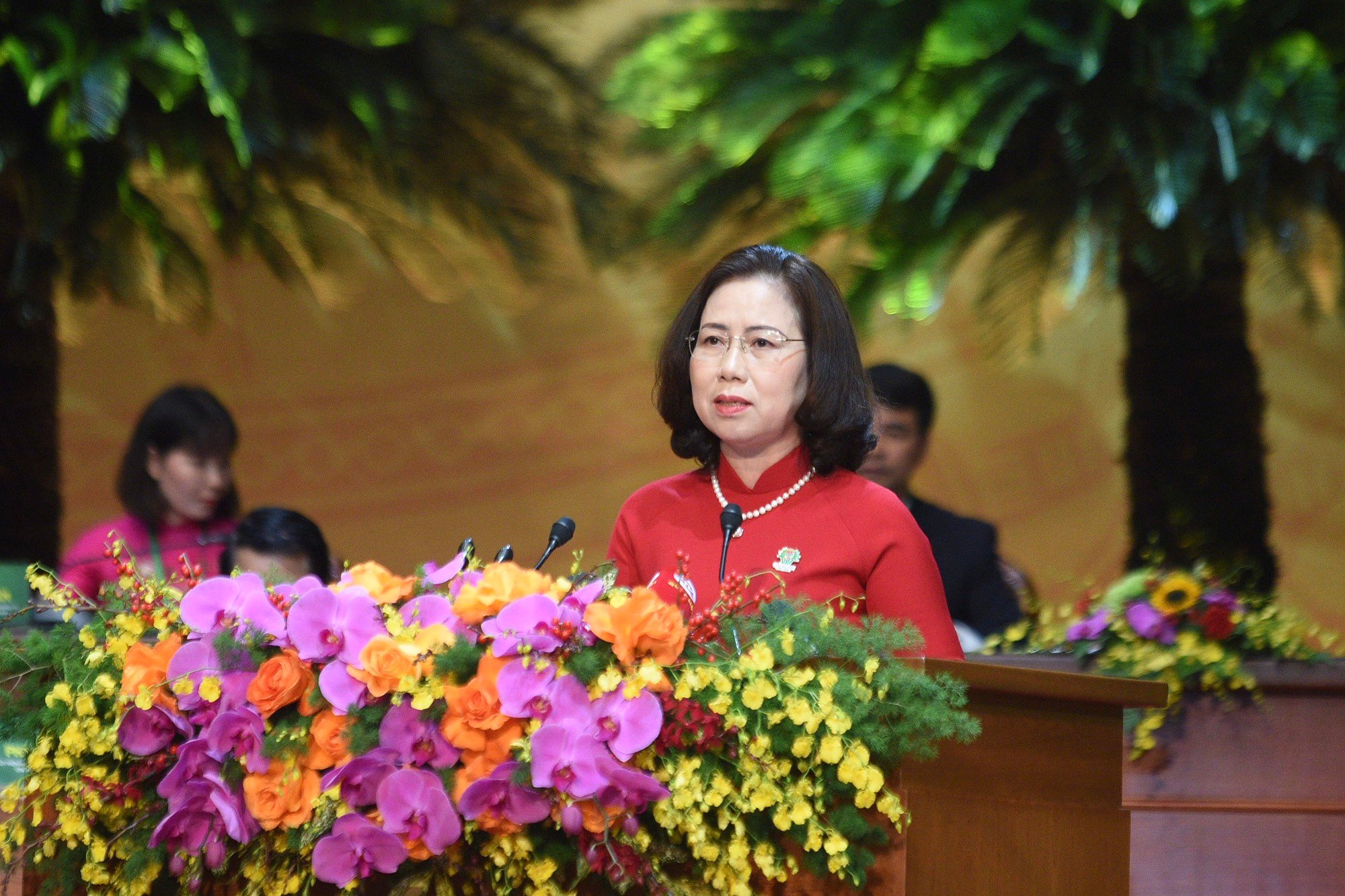 Tổng Bí thư Nguyễn Phú Trọng cùng nhiều lãnh đạo Đảng, Nhà nước dự Đại hội VIII Hội Nông dân Việt Nam- Ảnh 1.