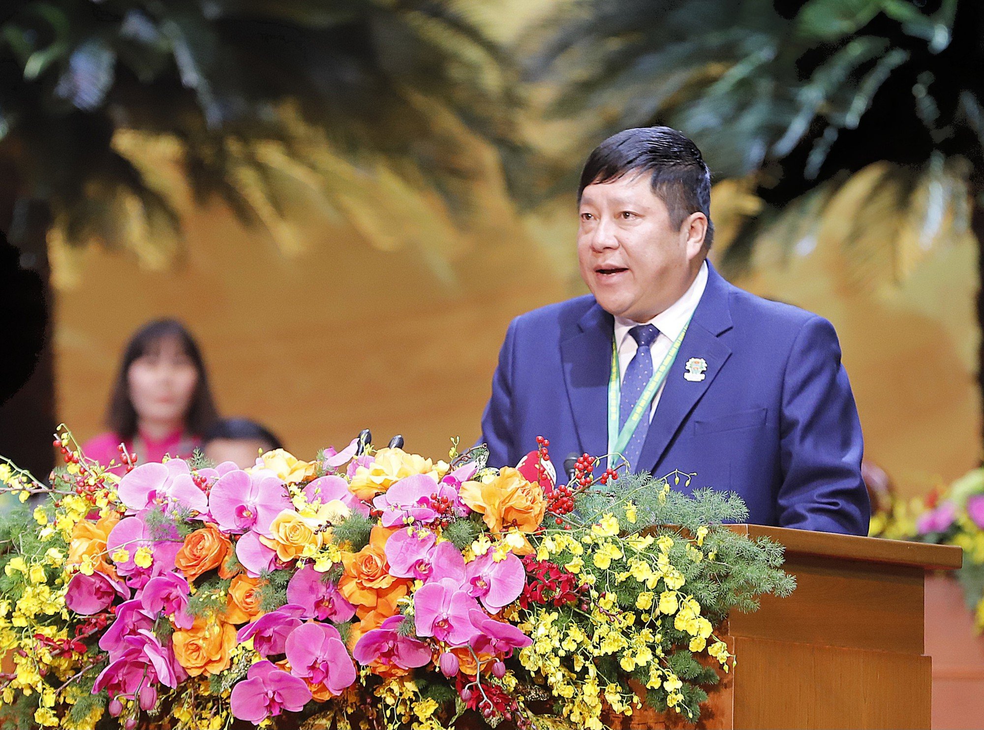 Tổng Bí thư Nguyễn Phú Trọng cùng nhiều lãnh đạo Đảng, Nhà nước dự Đại hội VIII Hội Nông dân Việt Nam- Ảnh 1.