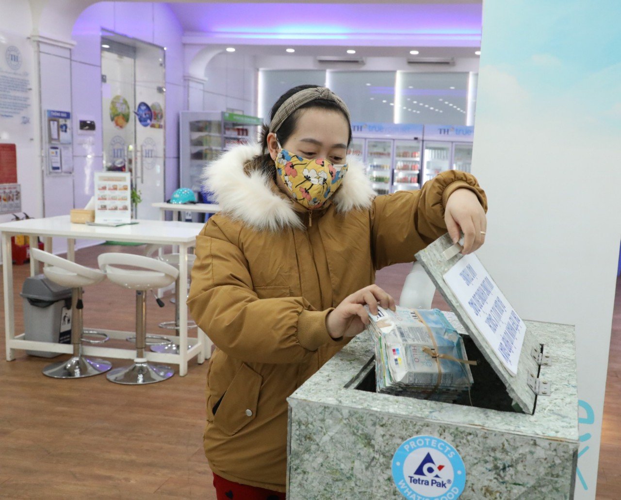 “Hồi sinh” vỏ hộp sữa để giảm rác thải, bảo vệ môi trường - Ảnh 2.