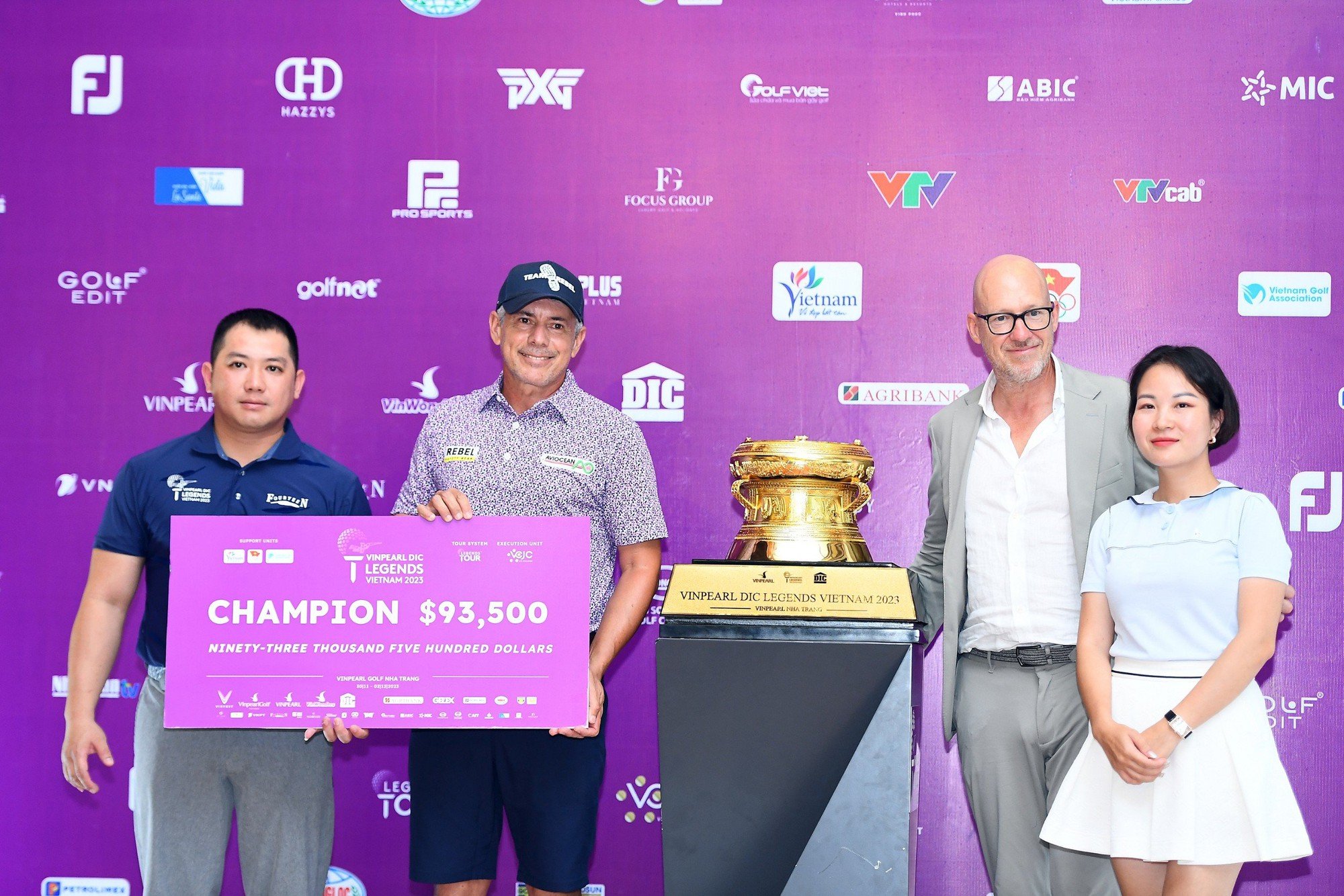 Golfer Adilson da Silva vô địch Vinpearl DIC Legends Việt Nam 2023 - Ảnh 2.