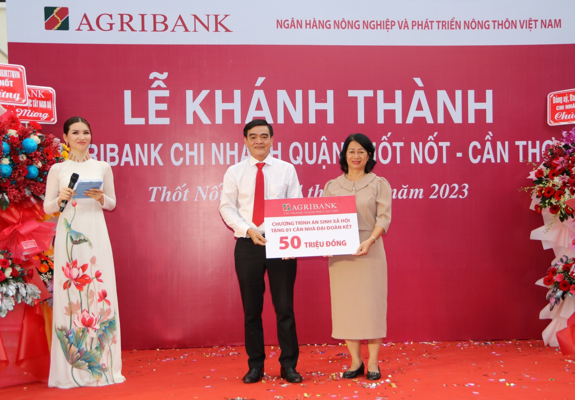 Khánh thành trụ sở Agribank chi nhánh quận Thốt Nốt - Cần Thơ - Ảnh 4.