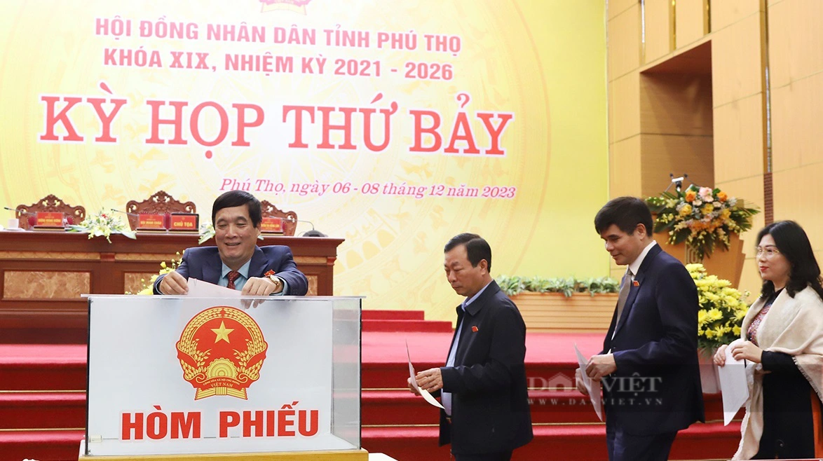 Kết quả phiếu tín nhiệm 27 chức danh, giám đốc sở lao động Phú Thọ có số phiếu &quot;tín nhiệm cao&quot; thấp nhất - Ảnh 1.