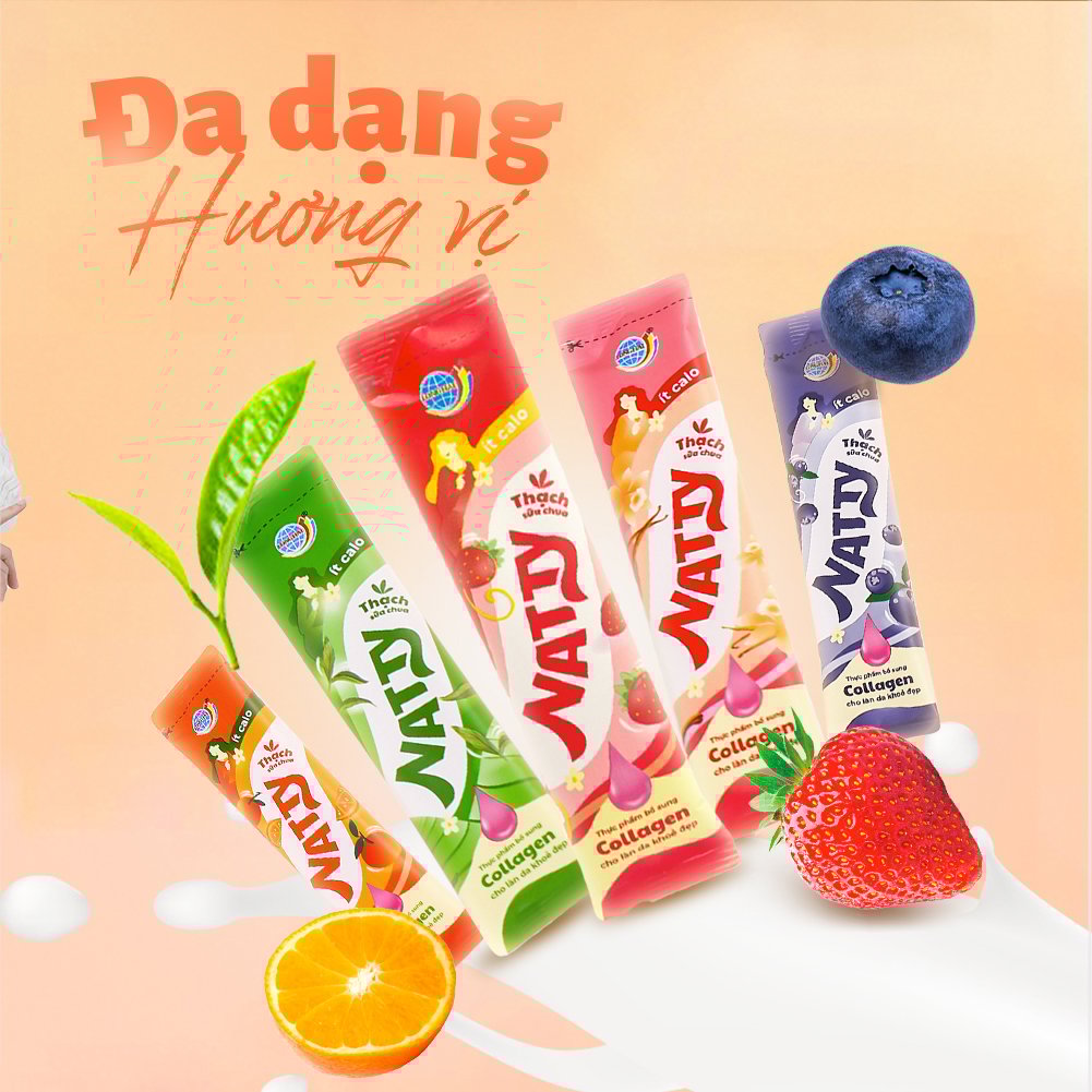 Thạch rau câu Long Hải thêm sản phẩm mới: Thạch sữa chua Natty bổ sung Collagen - Ảnh 4.