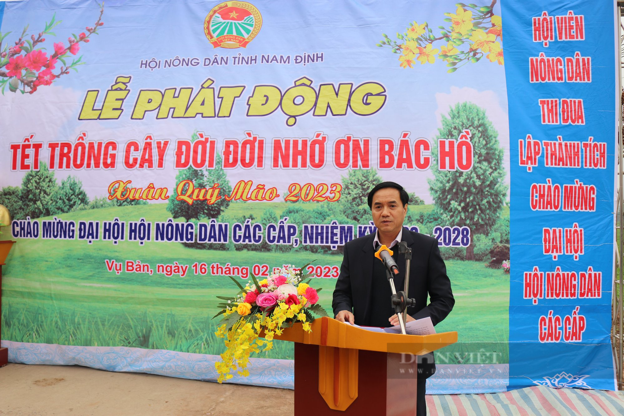 Hội Nông dân Nam Định phát động Tết trồng cây đời đời nhớ ơn Bác Hồ  - Ảnh 1.