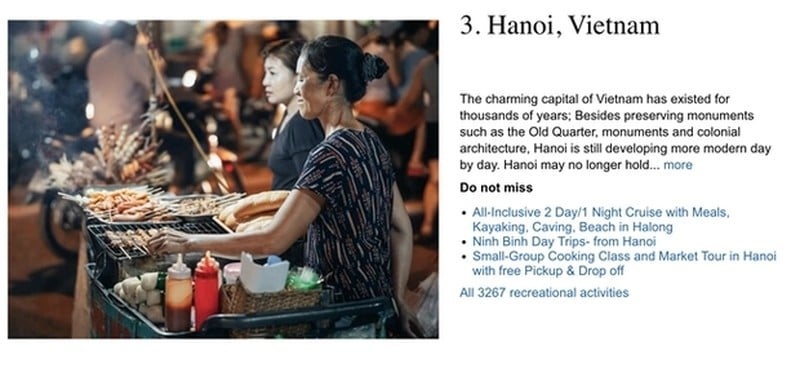 Hà Nội vào top đầu điểm đến ẩm thực thế giới 2023 - Ảnh 1.